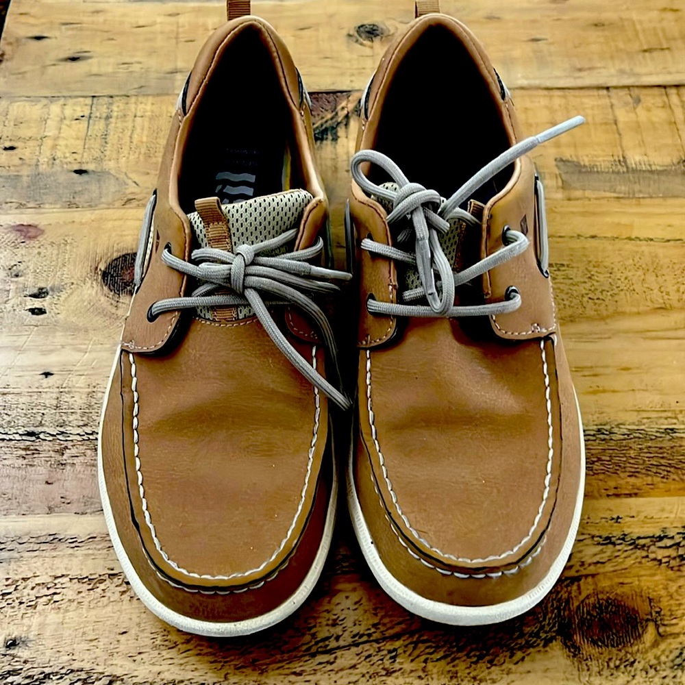 Sperry shoes were worn once brand new.